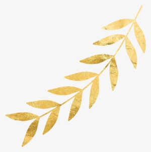 Right Gold Leaf - Gold Leaf Png #1243624
