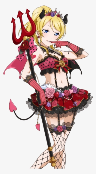 Devil Horns Transparent Background Download - Love Live Eli Devil #1243713