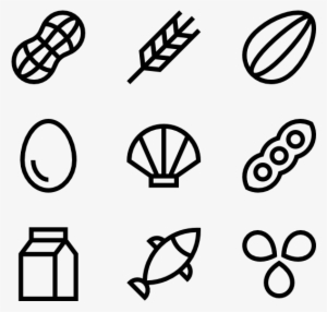 Allergenic Food - Hand Drawing Icon Png #1244054