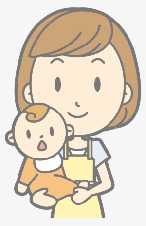 Vector Library Download Mother Big Image Png - Baby And Mummy Clipart #1245039