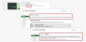 To Share Video, Keep Panopto Browser Window Open #1245234