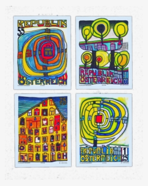 Hundertwasser Postage Stamps #1246376 Hundertwasser Postage Stamps #1246376