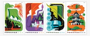 Usps 2018 Stamps - Usps Dragon Stamps #1246648