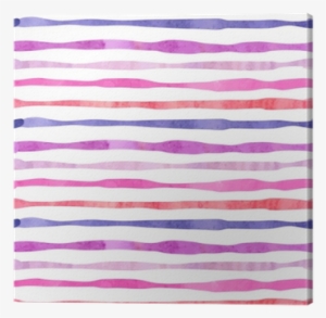 Watercolor Horizontal Stripes Seamless Pattern - Pattern #1246784