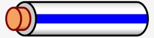 Wire White Blue Stripe - Wire #1247667