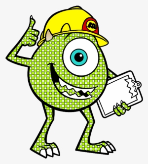 I've Attached An Xcf File Of Mike I Just Did And You - Monsters Inc Colouring Pages #1248120