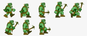 Monster Sprite Png Banner Free Stock - Monster Character Sprite Sheet #1248344