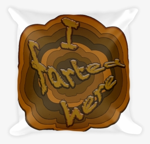 Fart Clipart Brown - Pillow #1248634