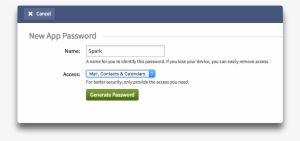 Once You Generate An App Password, Copy It To Your - Fastmail #1248944