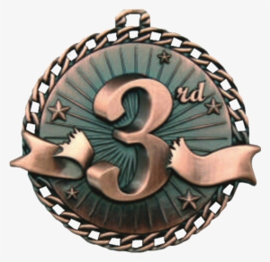 G1m33z 3rd Place Med - Ribbon Burst 3rd Place Medal #1249816