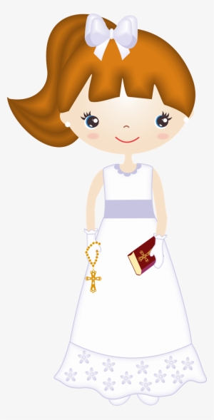 First Communion Invitation, Girl Invitation - My First Communion Clip Art #1250635