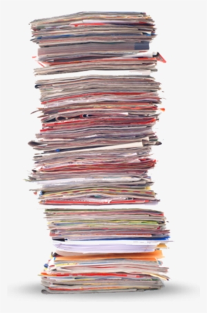 Newspaper Stack Png Download - Stacks Of Files Png #1250970
