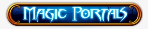 Game Logo Magic Portals - Neon Sign #1251247