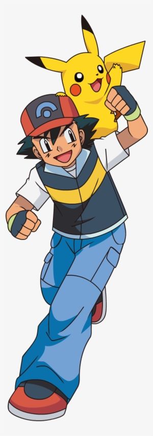 Pokemon Ash Png For Kids - Ash And Pikachu Sinnoh - Free Transparent ...