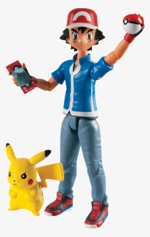 Ash And Pikachu Action 5” Figure Set - Pokamon Hero Figure, Ash & Pikachu #1251567