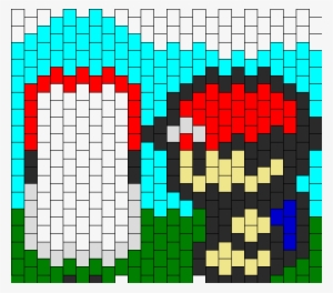 Pokemon Ash Ipod Touch Case Bead Pattern - Pokémon #1251639
