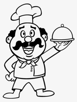 Cook - Imagen De Cocinero Para Colorear #1252060