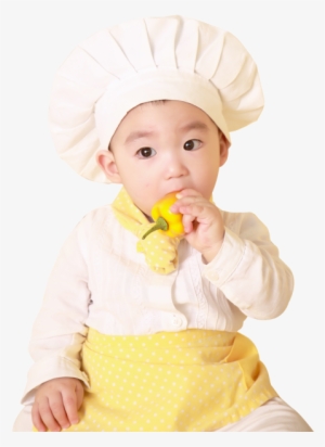 Little Cute Child In Costume Of Cook Png Image - Cook Costume Png #1252091