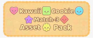 Kawaii Cookie Match-3 Asset Pack - Asset #1252441