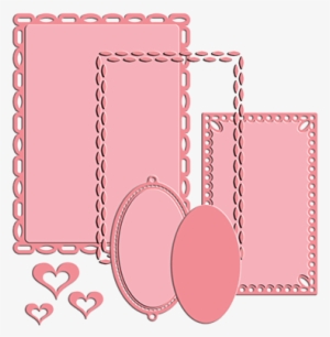 Scalloped Rectangle Die Set - Rectangle #1252464