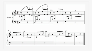 The Numbers Over The Notes Represent The Constrained - Music #1253027