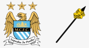 Manc Gold Comp - Manchester City Gamle Logo #1253066
