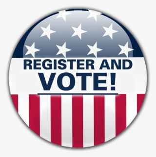 Register To Vote Png - Register To Vote Buttons #1253415