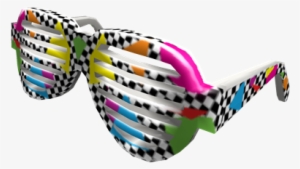 80s Checkerboard Shutter Shades - Shutter Shades #1253930
