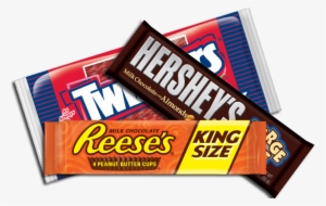 Transparent Bars Candy - Reese's Milk Chocolate Peanut Butter Cups (king Size) #1254315