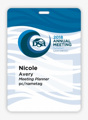 Custom Event Badge - Direct Selling Association #1254748