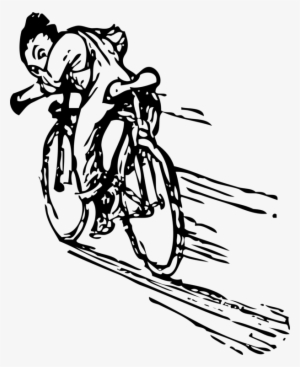 Riding A Bike Svg Clip Arts 486 X 596 Px #1254867