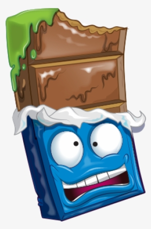 Crusty Chocolate Bar Artwork - Grossery Gang Crusty Chocolate Bar #1254944