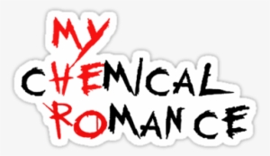 All Time Low, Vic Fuentes, And Bless The Fall Image - My Chemical Romance Logo Sticker #1256052
