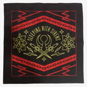 Black Bandana Featuring An Sws Design On The Front - Sleeping With Sirens #1256208