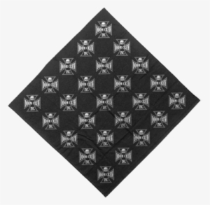Black Bandana Featuring The Doom Crew Logo Pattern - Sermik Art #1256311