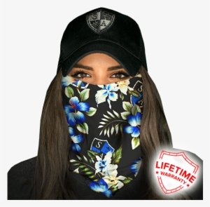 Sa Tropical Black Face Shield Lightweight Bandana & - Skull Tech Purple Crow #1256519