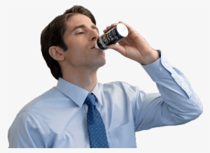 Man With Drink Png Svg Stock - Man Drinking 5 Hour Energy #1256645