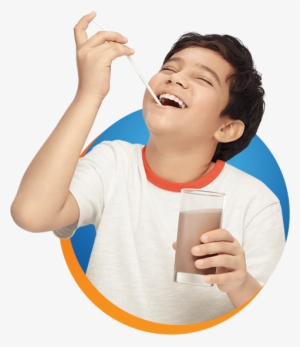 Calciyum, A Better Choice For Kids - Drinking Milk Png #1256750