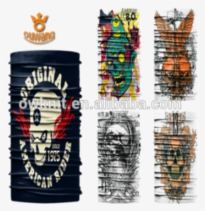 Best Selling Motorcycle Biker Tubes Black Skull Face - Buff High Uv, Solid Blue Ink #1256843