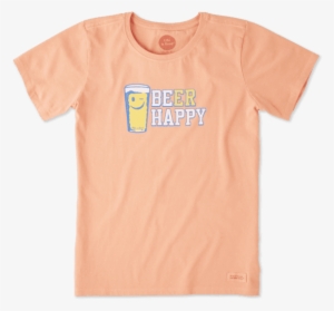 Women's Beer Happy Crusher - Active Shirt #1256915