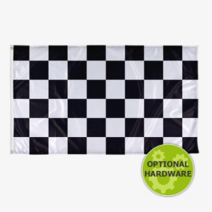Checkered Flag - Green Checkerboard #1257348