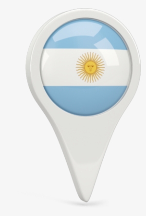 Illustration Of Flag Of Argentina - Argentina Flag Pin Png #1257449