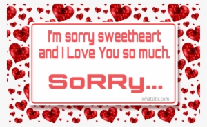 40 Cute Sorry Images For Lover - ! 5'x7'area Rug #1258311