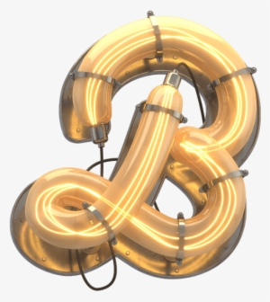 Retro Neon Golden Typeface - Font #1259050