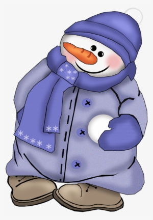 Elem 8 - Snowman In Blue Coat Oval Porcelain Ornament Or Wall #1259254