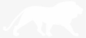 White Silhouette Of A Lion #1259594 White Silhouette Of A Lion #1259594