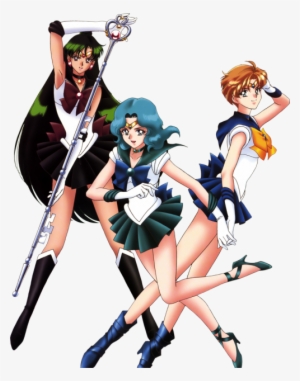 Sailor Pluto, Sailor Neptune & Sailor Uranus - Sailor Uranus And Neptune #1259793