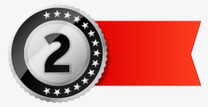 Second Place Ribbon Png Clipart Image - Second Place Trophy Png #1259950