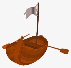 Barco Em Png - Cartoon Viking Boat Png #1260784