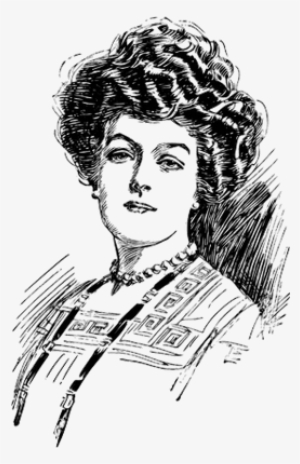 Dama De Epoca Dibujo - Engraving Portrait Sad Woman 19th Century #1261018